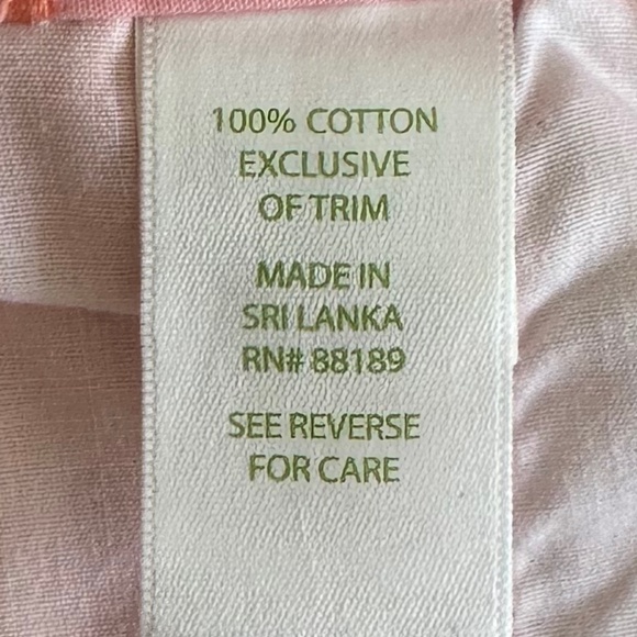 Lilly Pulitzer Callahan Shorts 100% Cotton 5" Inseam Yummy Melon 8 Summer Casual - Picture 9 of 13